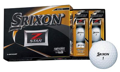 DUNLOP Мяч для гольфа SRIXON Мяч для гольфа 2019 года Модель 1 дюжина Белый Z-STAR (12 шт.)