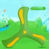 Soft Children Boomerang Interactive Spinner Three-Bladed Three-leaf Cross Flying Disc  Outdoor Toys