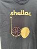 Винтажная черная футболка с логотипом группы Shellac Унисекс футболка Все размеры S-5XL Унисекс футболка