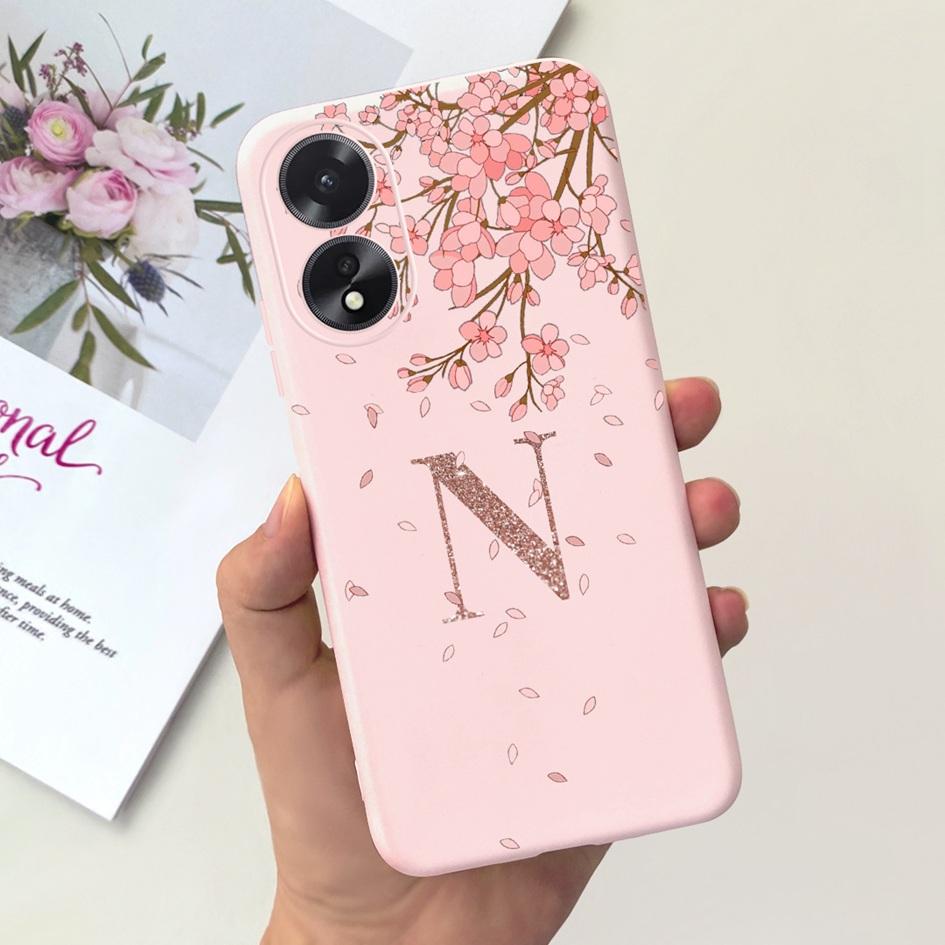 Чехол для OPPO A38 4G Милая Корона Буквы Ударопрочный Силиконовый Мягкий Задний Чехол для Телефона Для OPPO A18 Funda OPPOA38 A 38 CPH2579 Бампер