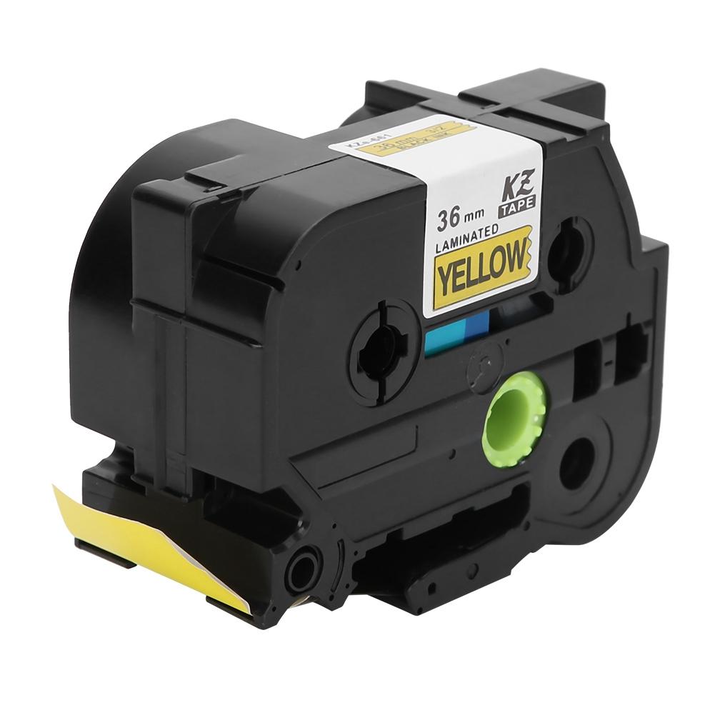 36mm Label Maker Laminated Label Tape Fit for   PT-9700PC PT-9800PCN PT-3600