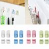 2 Pairs Sticky Hook Set For Air Conditioner TV Remote Control Strong Hanger Plastic Key Wall Racks Holder Home Organization