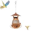 Cat-Shaped Parrot Feeding Station Squirrel-proof Bird Water Bowl Bird Feeder  Garden