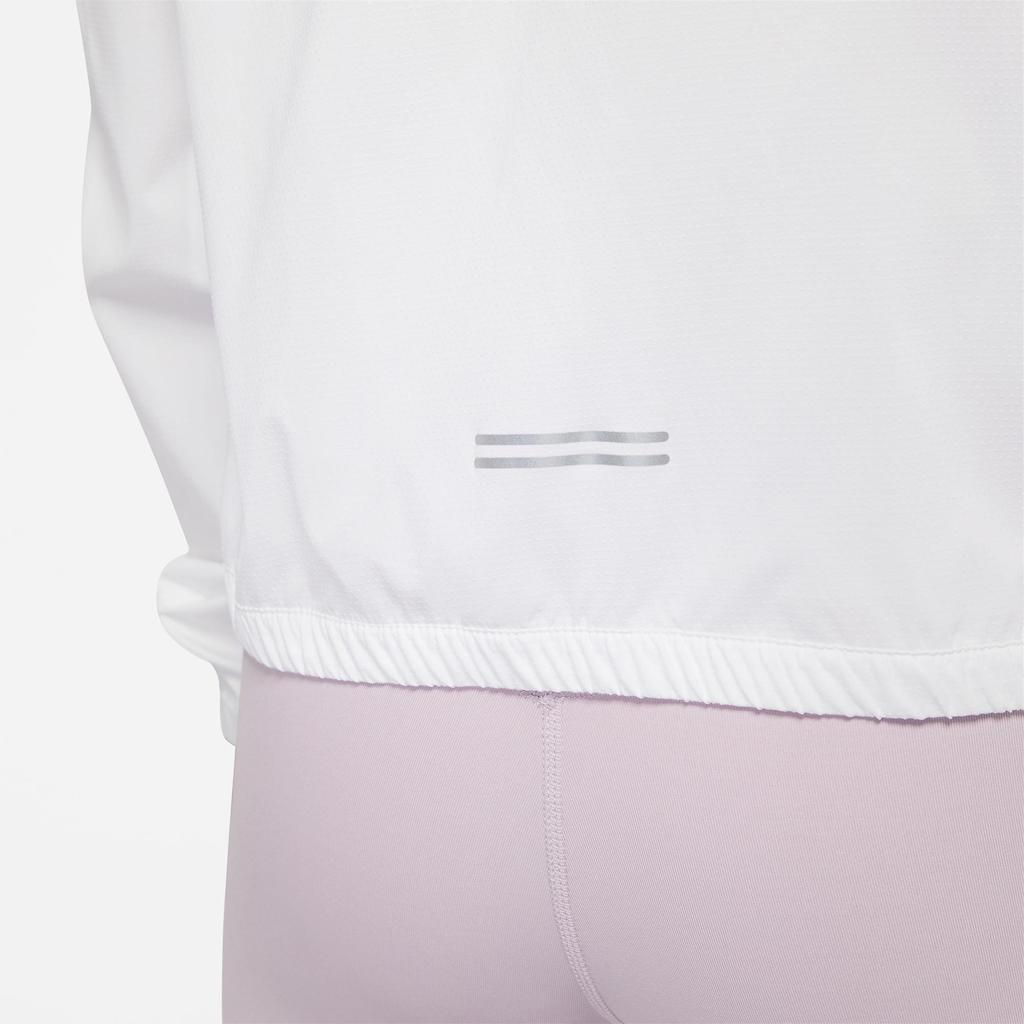 Nike Женская беговая толстовка с капюшоном и логотипом Белая DH1991-100