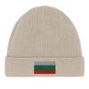 Bonnet Drapeau Bulgarie En Beige