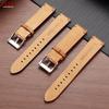 Премиальный ремешок для часов из натуральной кожи 20 мм 22 мм 24 мм для Fossil Мягкий ремешок из коровьей кожи с прошивкой для Omega для Seiko Бизнес-браслет