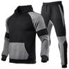 Mens Casual Hooded Sweatshirt Pants Set Winter Lightweight Sporty Matching Outfit