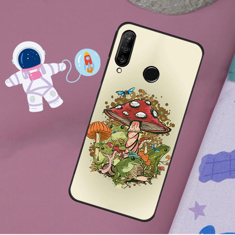 Эстетика Cottagecore с лягушками для Huawei Nova 5T 9 10 SE 7i 8i 11i 12i Y60 Y61 Y70 Y72 Y73 Y90 Y91 P20 P40 P30 Lite Чехол