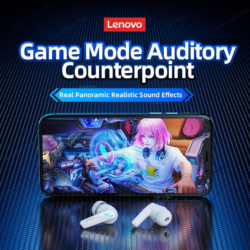 Lenovo GM2 Pro 5.3 Earphone Bluetooth Wireless Earbuds Low Latency Headphones HD Call Dual Mode Gaming Headset With Mic