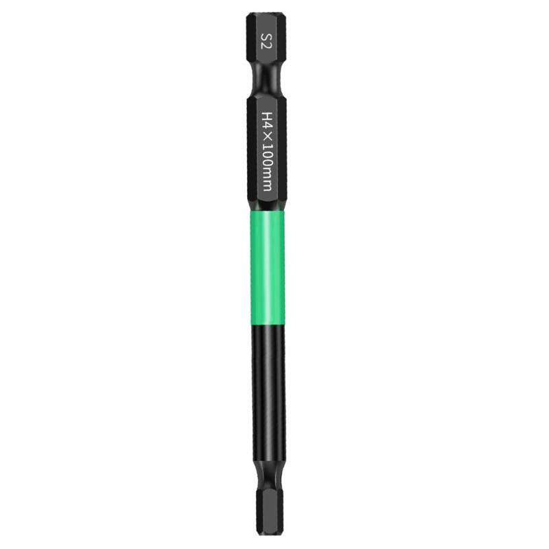 Ударопрочная магнитная вставка-бита с высоким крутящим моментом, шестигранная силовая бита, легированная сталь, сменная бита для электрической отвертки