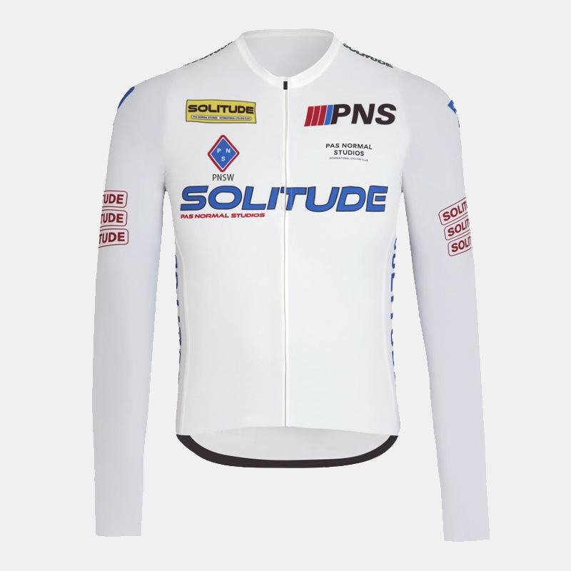 Men's SolitudeJersey Long Sleeve Cycling Suit Bike Road Bike Bike Suit Quick Drying Breathable Quick Drying