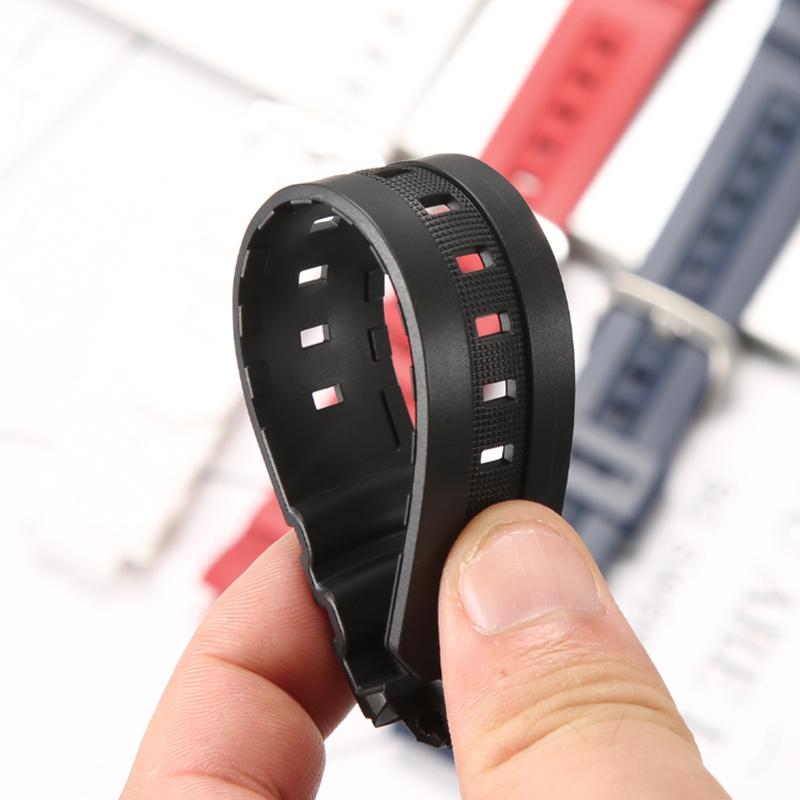 Аксессуары для часов Casio AW-591 AW-590 AWG-M100 AWG101 Ремешок 16 мм Мужской Полимерный Часовой Ремешок Спортивный Водонепроницаемый Браслет