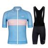 Cycling Bib Shorts Set With Short Sleeve Jersey Men Women Breathable Moisture Wicking Bike Wear