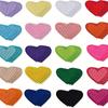 60 шт. очаровательных термонаклеек в виде сердечек - прочные мини-сердечки для одежды, курток и рюкзаков - разноцветные, модные украшения