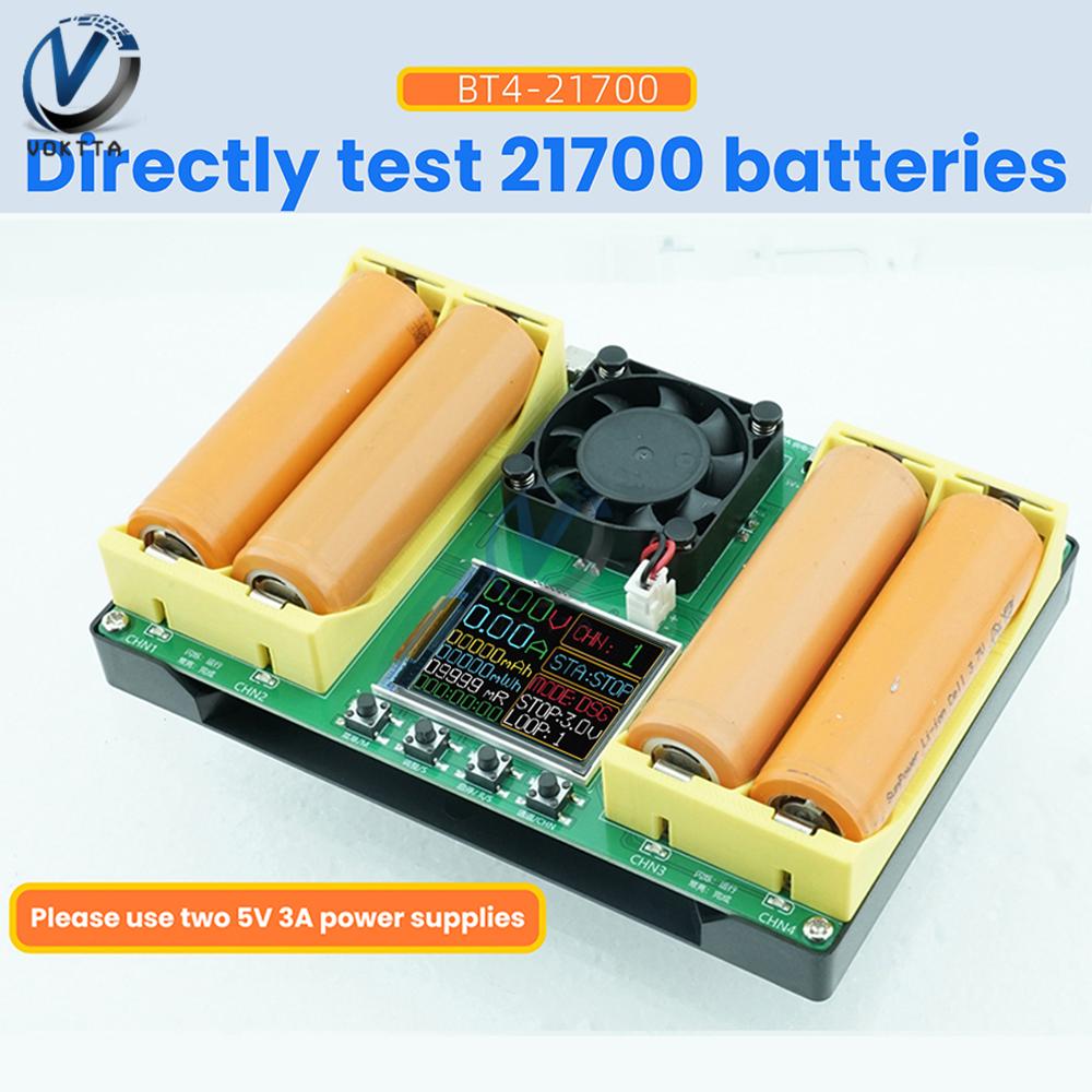 DC1V 11711 1-Channel Charge/Discharge Integrated Battery Tester 1.77-inch Color Screen 1-Wire Internal Resistance Testing Type-C