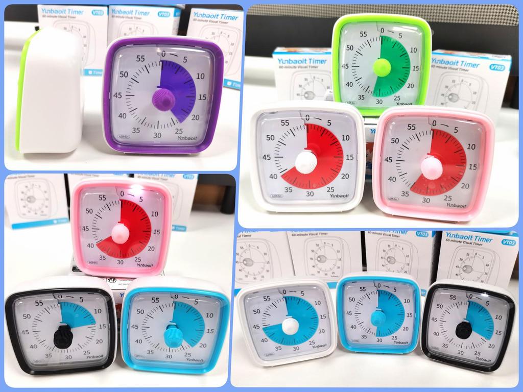 Kids' Visual Timer & Alarm Clock for Self-Discipline and Study