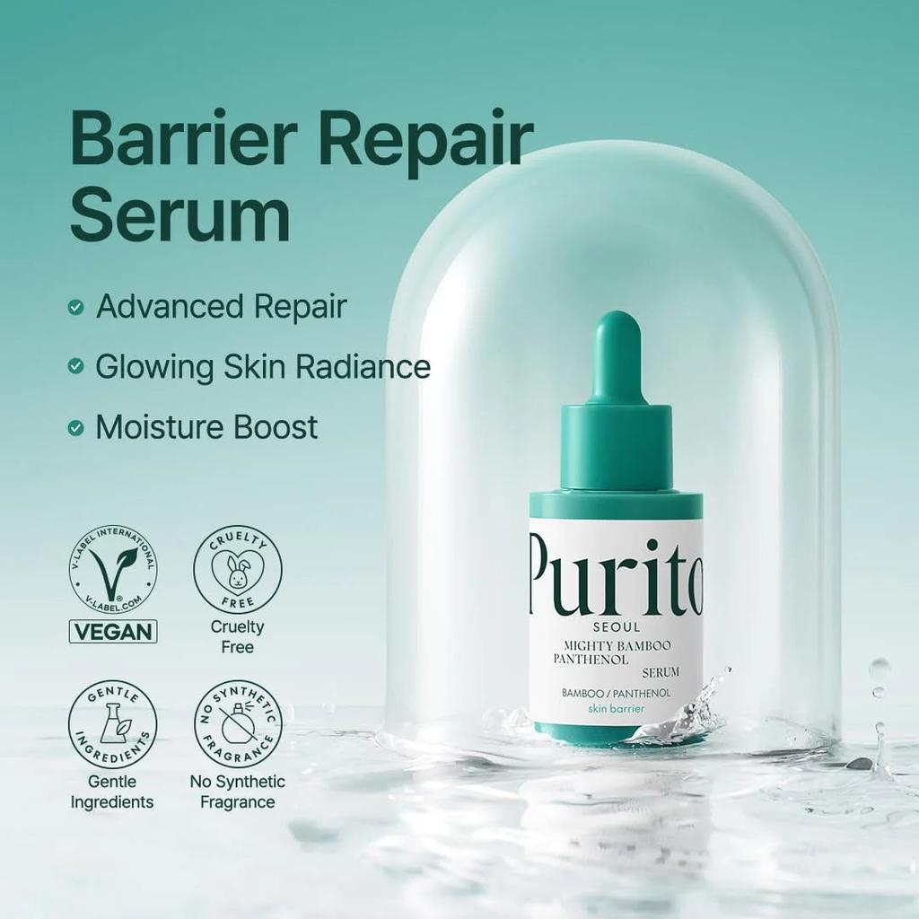 PURITO Mighty Bamboo Panthenol Сыворотка 30мл