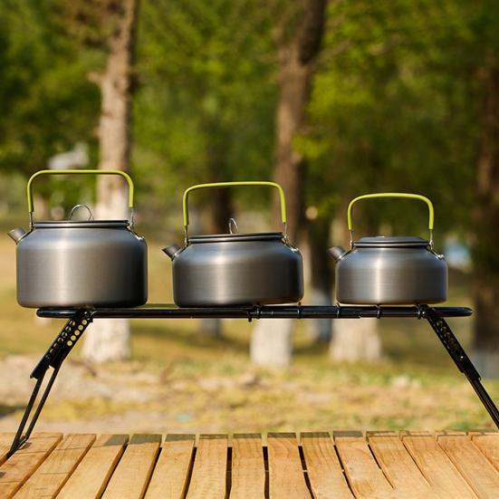 0,8/1,2/1,8 л походный чайник из алюминиевого сплава портативный легкий большой емкости для путешествий на открытом воздухе, пешего туризма, пикника, кофейника, чайника