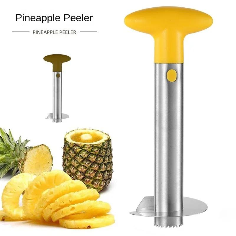 Stainless Steel Kitchen Acceesories Pineapple Corer Camping Slicer Spiral Cutter Kitchens Accessories Tools Peeler Stem Remover