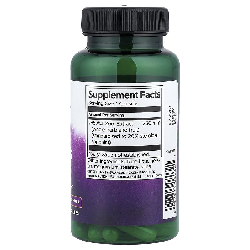 Mega Tribulus Extract, 250 mg, 60 Capsules