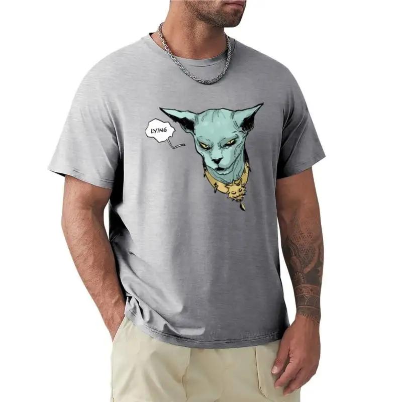 Tshirt Unisex Lying Cat Tshirt Boys Animal Print Shirt Short Tshirt T Shirts For Unisex Cotton Boys Brand Tshirts