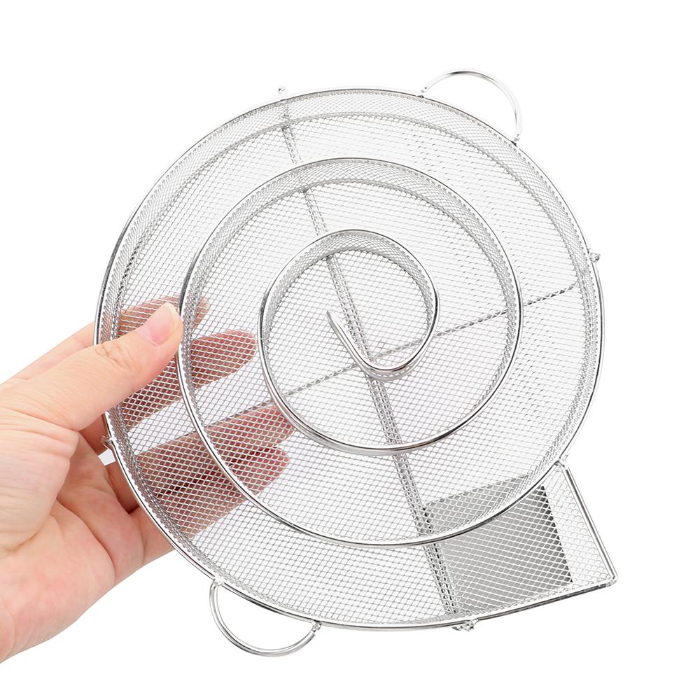 Генератор холодного дыма Стальной гриль-барбекю Коптильня Древесная пыль Горячая щепа Коробка для копчения