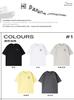 Hello Hipanda Panda Personality Trendy Brand Cartoon Pure Cotton Round Neck Short-Sleeved T-Shirt