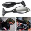2 шт. зеркало заднего вида с креплением на руль мотоцикла со светодиодными указателями поворота