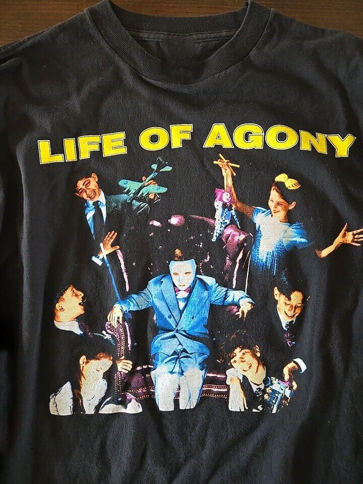 Черная футболка Life Of Agony Хлопок Унисекс S-3XL Унисекс Футболка