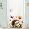 Cartoon Wall Stickers Cute Animals Wall Decal Elephant Bear Cat PVC Mural Art for Baby Nursery Kids Bedroom Playroom Classroom Wall