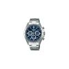 Мужские кварцевые часы-хронограф Seiko Selection SBTR011 Синий циферблат Нержавеющая сталь Батарейка Календарь даты 24-часовая стрелка