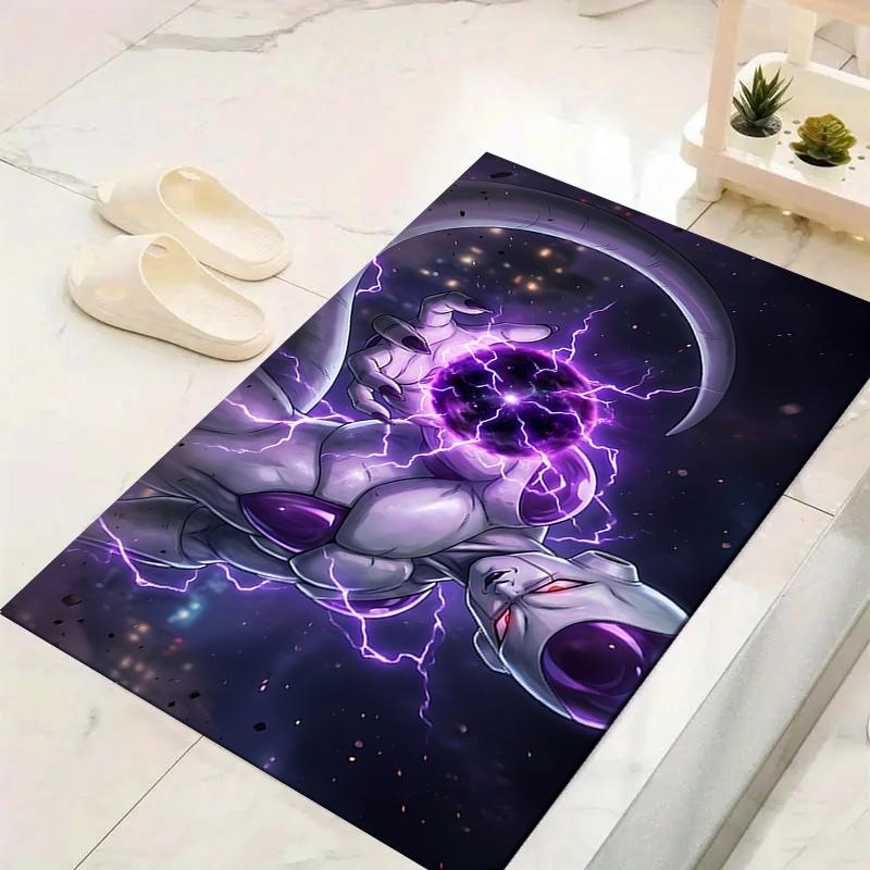 1Pc Dragon Ball Z Frieza'S Power Rug, Office Carpet Indoor Outdoor Doormat, Non-Slip, Comfortable, Living, Christmas Halloween, Xmas Gift S1804