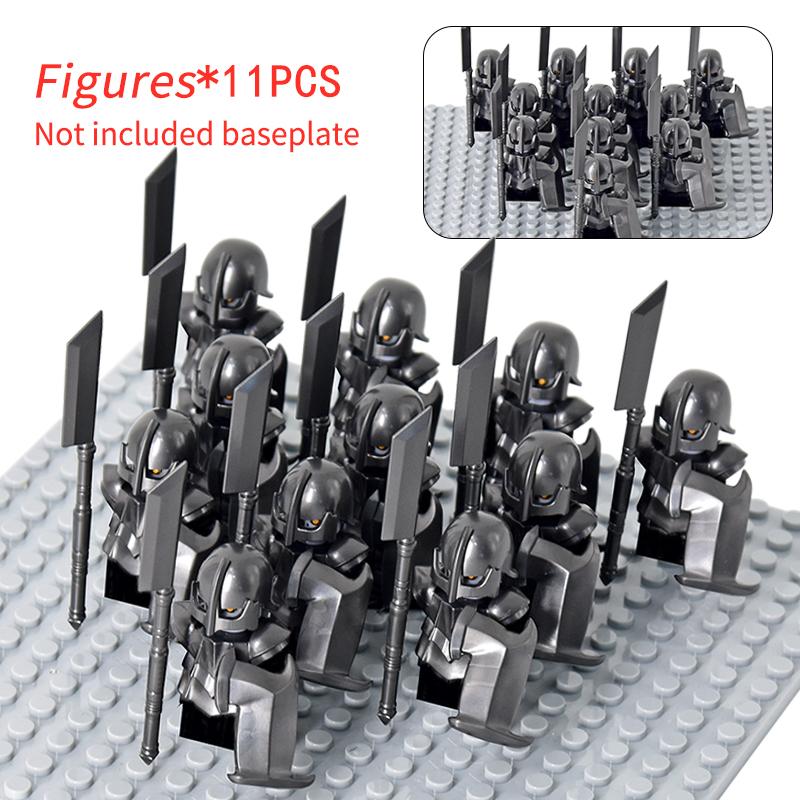 11 шт./лот, серия фильмов, орк, армия, урук-хай, фигурки, мини-кирпичи, куклы, сборные строительные блоки, игрушки для детей, подарок