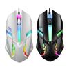 USB Wired Gaming Mouse LED RGB Ergonomic 1200DPI 3 Buttons High Precision Mute Desktop Computer Office Optical Mouse PC Accessories