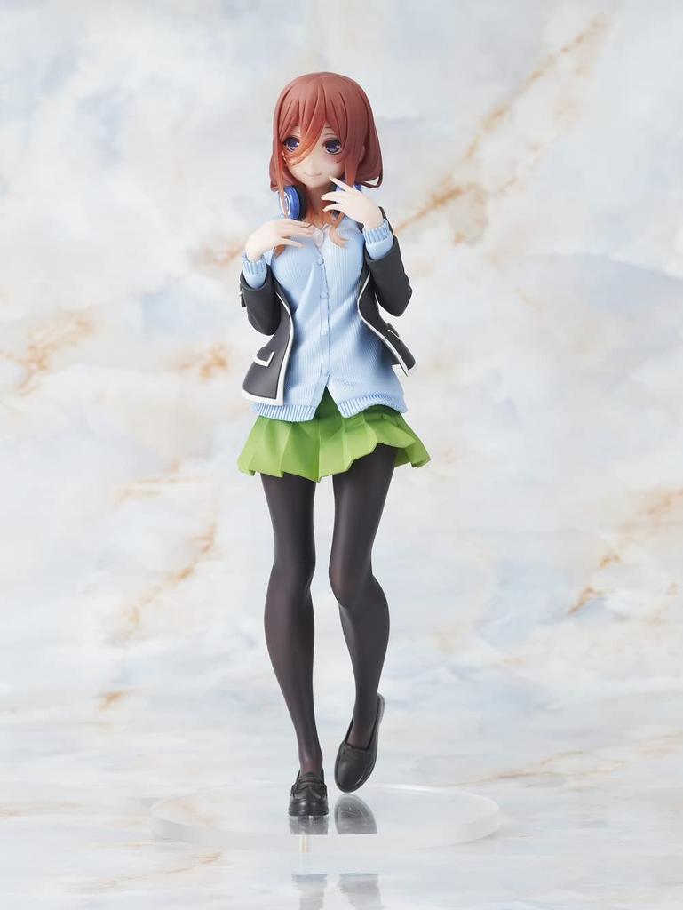 TAITO The Quintessential Quintuplets Coreful Figure Nakano Miku Uniform Ver.