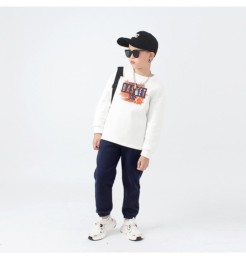 Korean Style Spring Children's Solid Color Trousers - New Girls' All-Match Casual Sports Pants