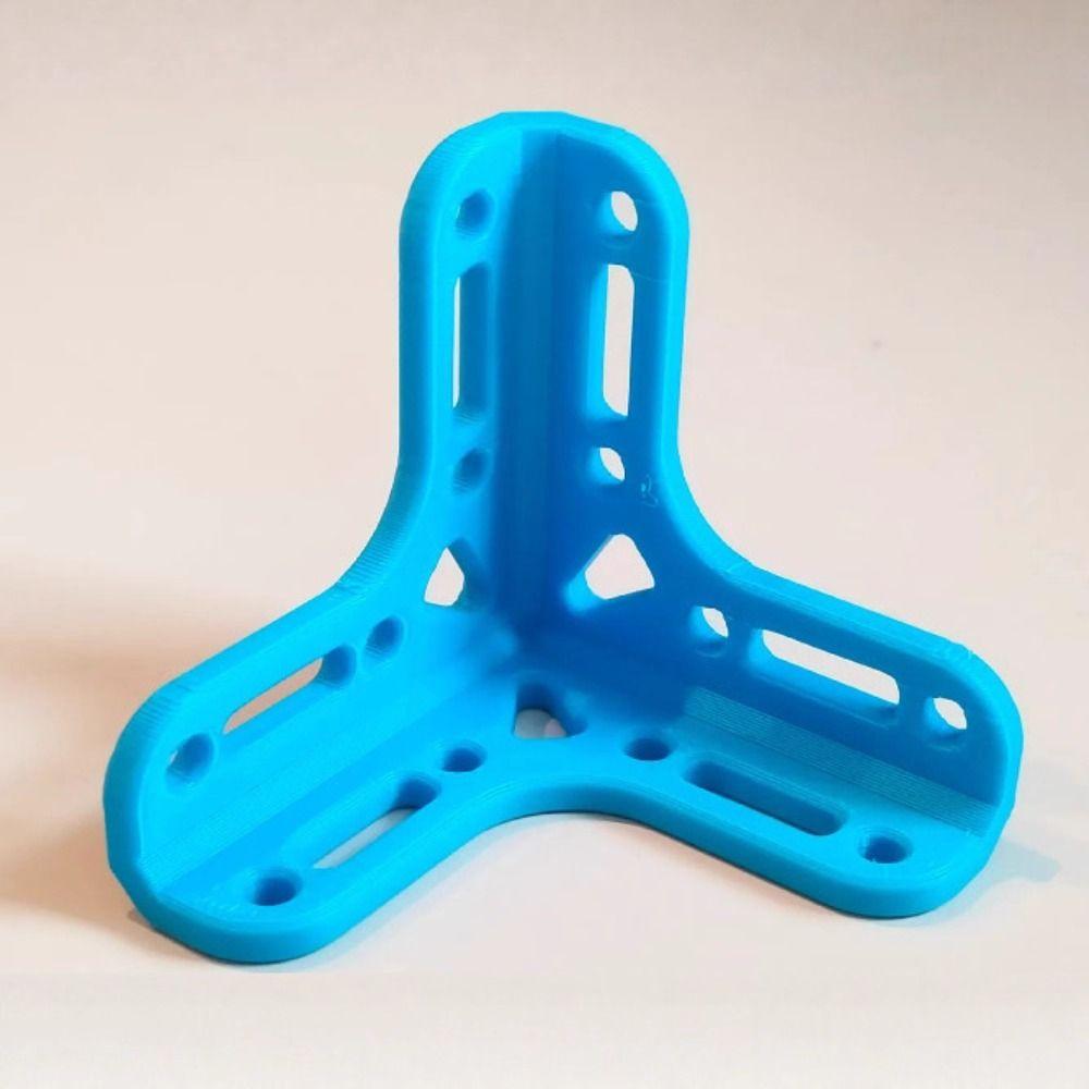 Heavy Duty Corner Brace Brackets Steel Material Blue Color Triangle Steel Angle Support Orange Color Durable PLA Corner Guard