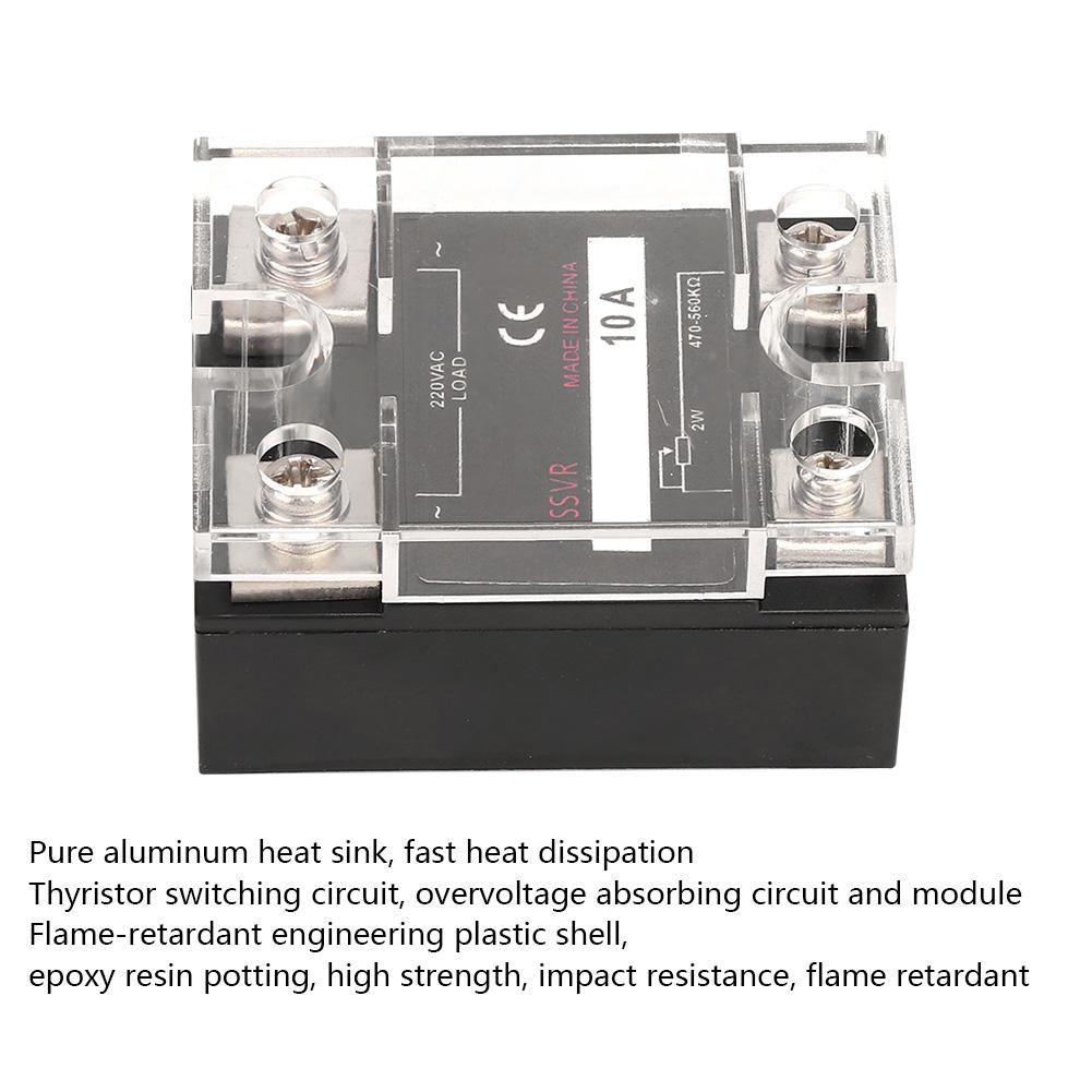 Твердотельный регулятор напряжения однофазный SSVR 470560K нагрузка Ом 220 В переменного тока электропитание(БЕРМР