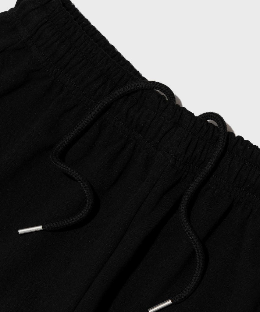 CARGOBROS Lettering Semi-Wide Sweatpants (Black)
