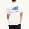 New Balance Футболка с коротким рукавом Kqj Nbnee21023 10 Public Essential Back Big Logo Футболка с коротким рукавом
