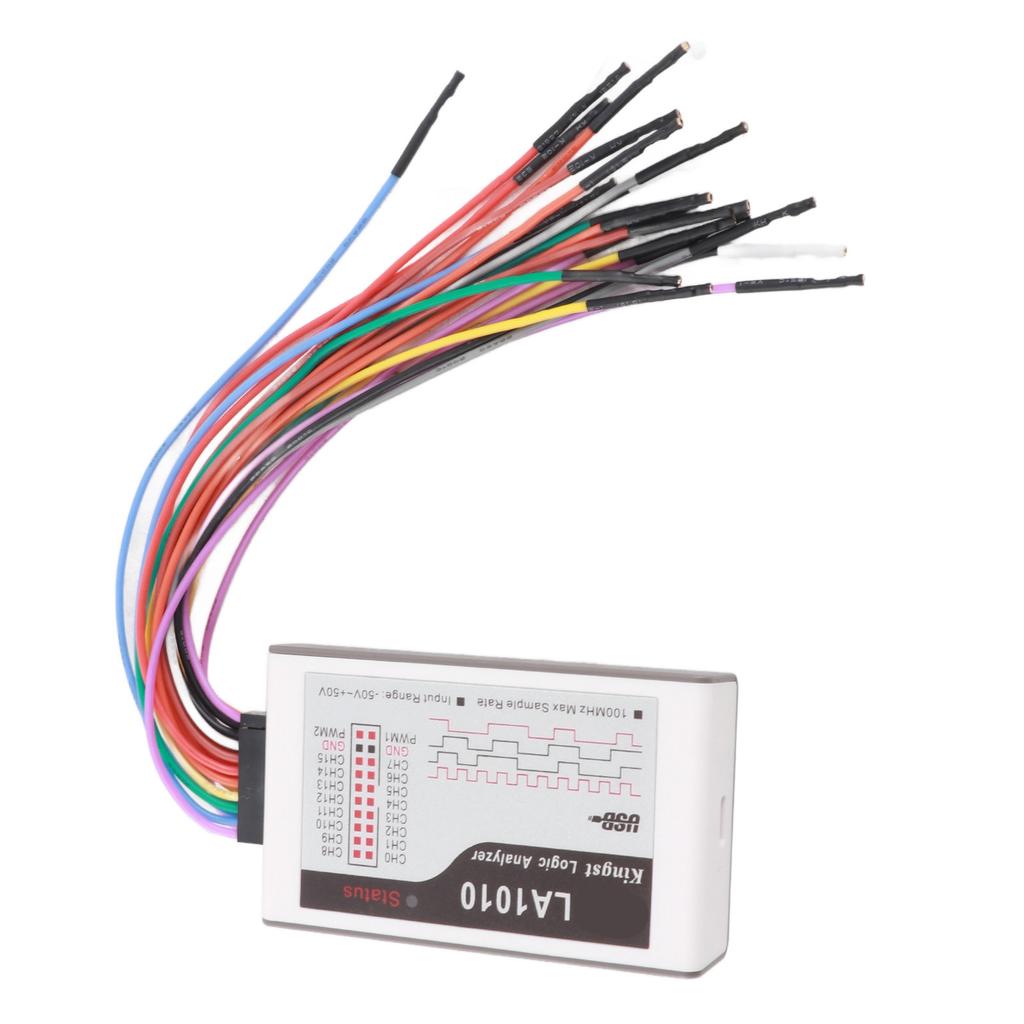 16-канальный логический анализатор с кабелем Портативный анализатор Частота дискретизации 100M ?50?Вход 50 В