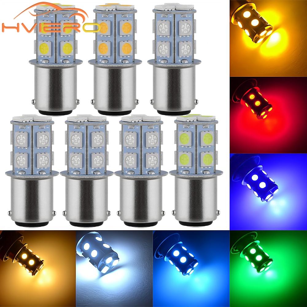 10 шт. 1156 1157 автомобильные лампы заднего хода 5050 13SMD светодиоды указатели поворота хвостовые стробоскопы авто дневная парковка задние лампы багажника DC 12 В