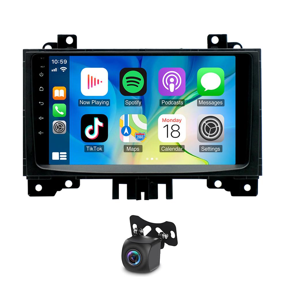 9 Inches Android 13 Car Stereo Radio 2+32G Wifi Compatible for Mercedes Benz Sprinter 2006-2017 with GPS Navi Carplay