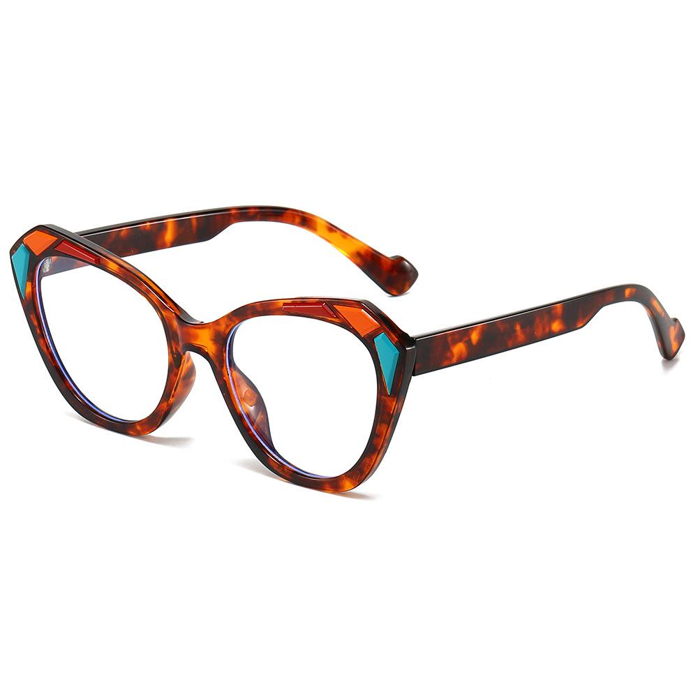 Cat-eye large-frame sunglasses, new fashionable and unique women's European and American sunglasses, high-end runway sunglasses