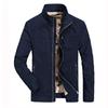 Autumn New Middle-aged Solid Color Fashionable Men's Jacket Casual Men's Stand Collar Jacket Trend