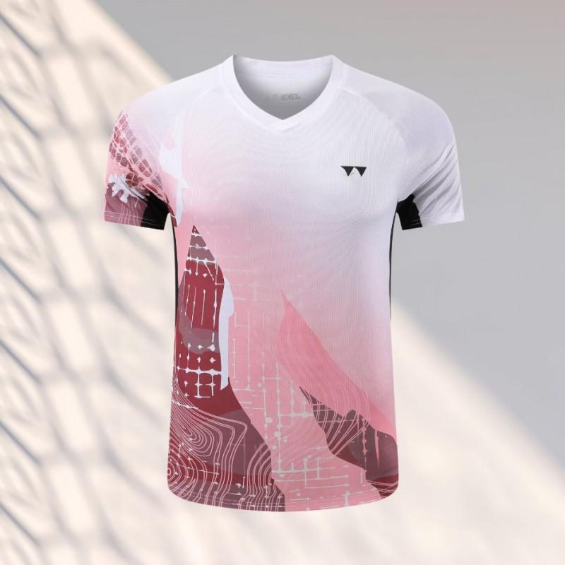 Quick-Dry Badminton Shirt Men Women Lightweight Sport T-Shirt Breathable Athletic Top Training