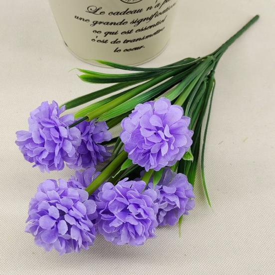 1 ветка искусственный цветок без полива, 7 головок, элегантный искусственный цветок гортензии для дома и улицы, декор для вечеринки