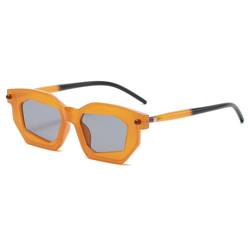Dropshipping New Fashion Men Women Unique Design Shaped Sunglasses Personalized Street Photography Retro Sun Glasses