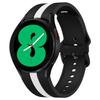KALEBOL For Samsung Galaxy Watch FE 40mm/Watch6/Watch6 Classic/Watch 5/Watch 5 Pro Watch Strap Dual Color Silicone Band