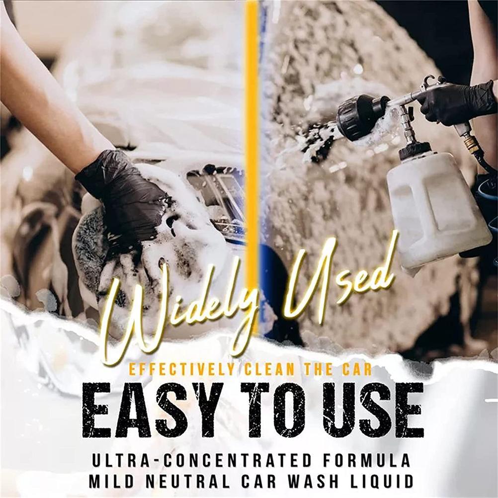 Carnauba Car Wash Wax and Polish Multipurpose Car Foam Cleaner for Car Wash and Waxing Car Golden